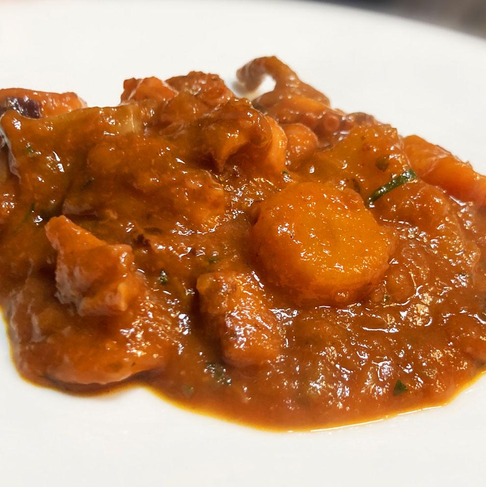 Ricetta Polpo in umido