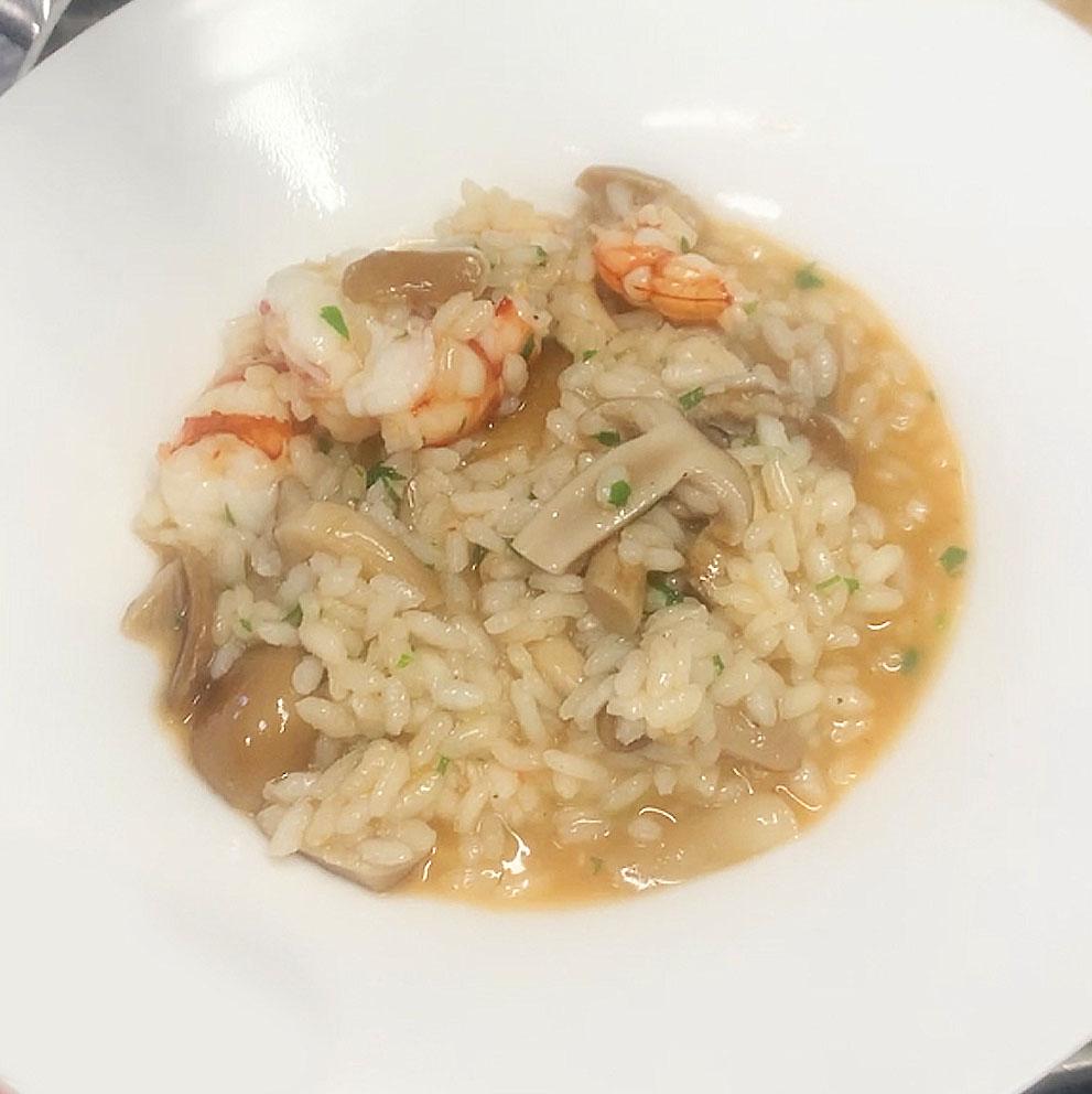 Risotto aus Land und Meer