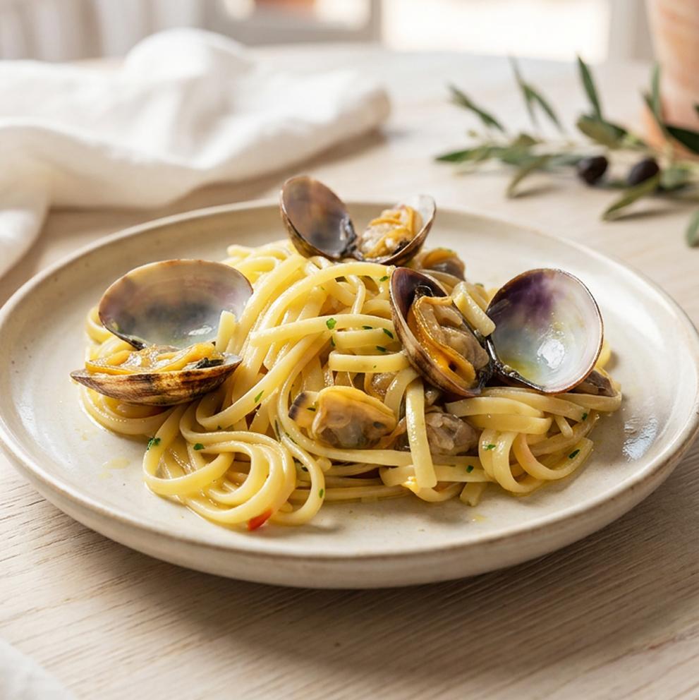 Linguine mit Venusmuscheln