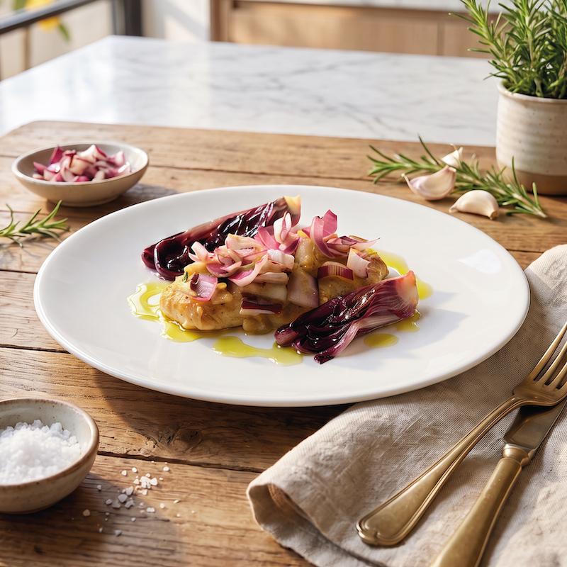  Hähnchenbrust mit Radicchio